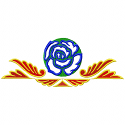 Flowers And Tree Embroidery Design 7